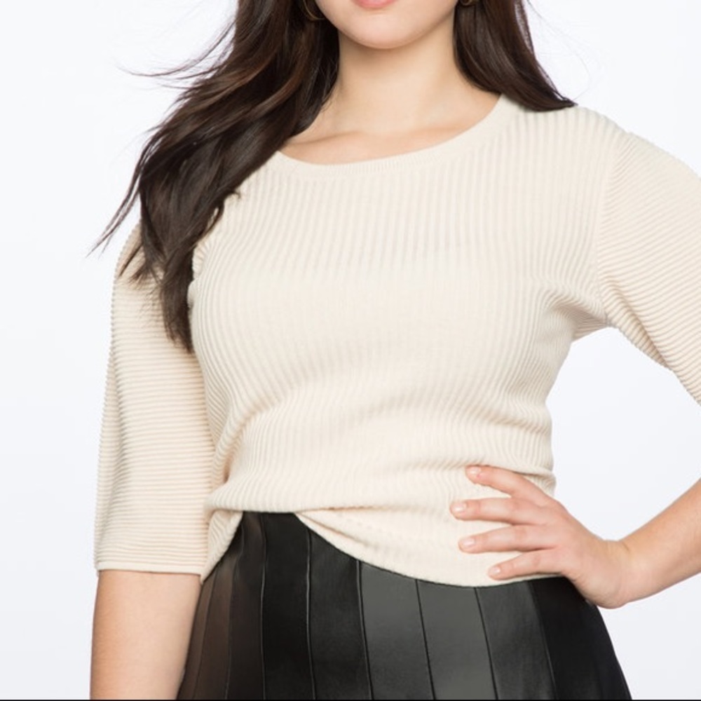 Eloquii Short Sleeve Sweater